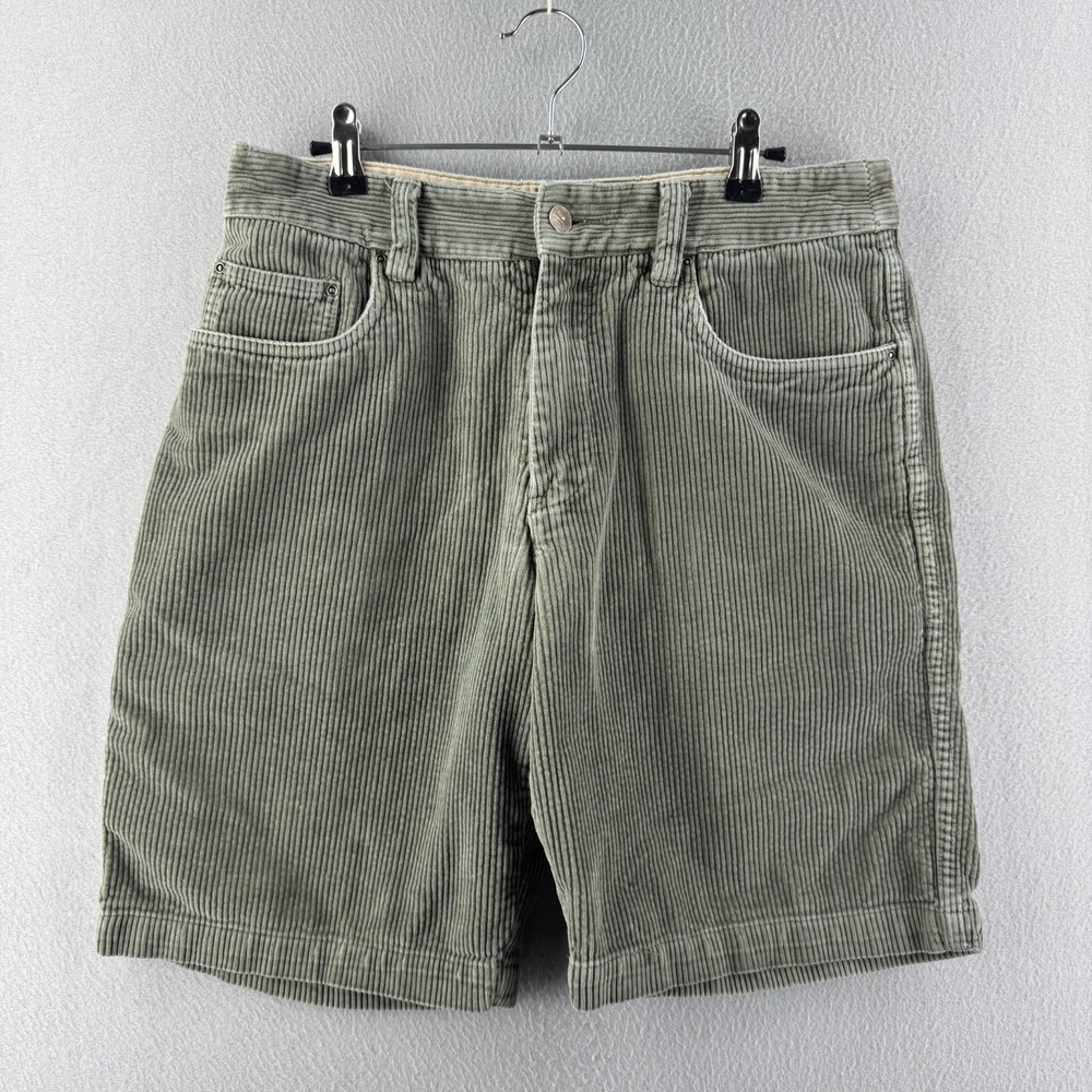 Quiksilver Shorts Mens 32 (Fits 31) Gray Surf Skate Y2K Chino Cotton